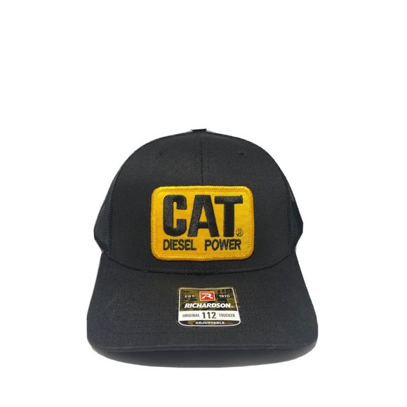 Richardson Other - CAT Diesel Trucker Patch Cap Richardson 112 Jerry Reed Snowman SnapBack